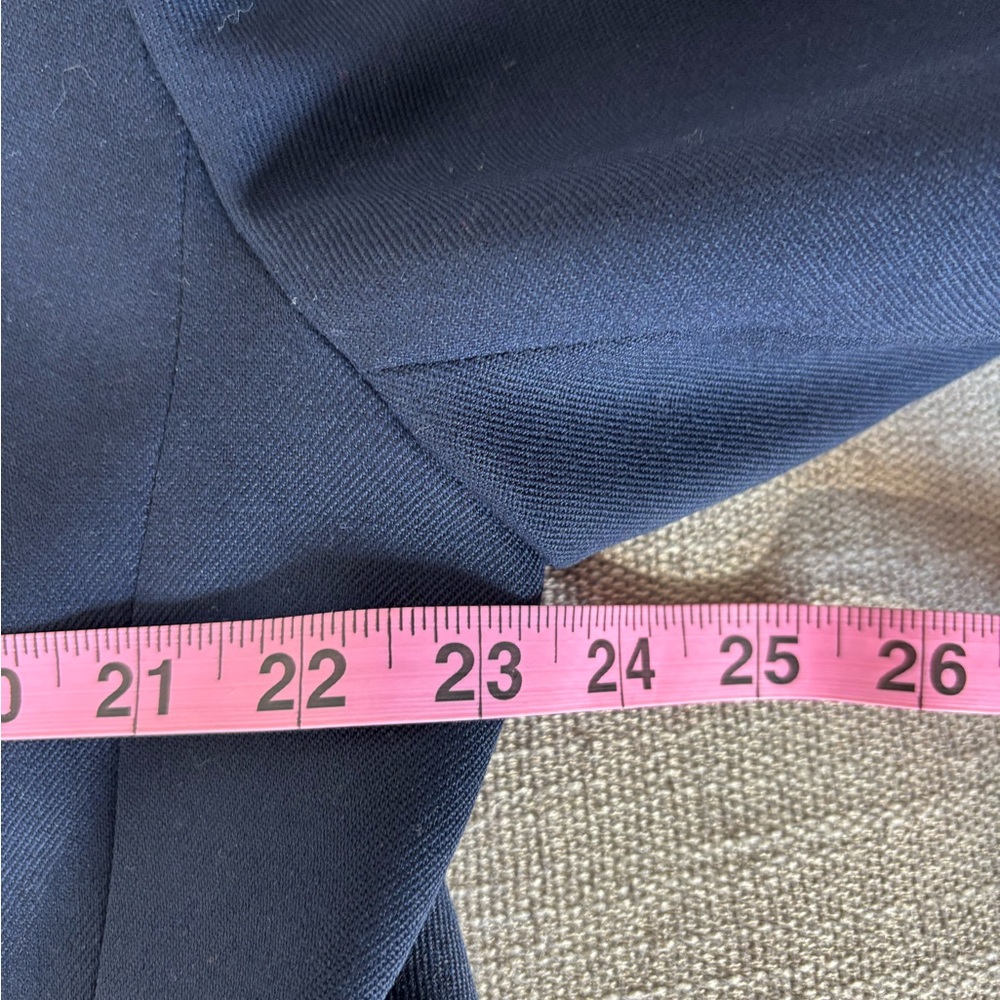 Pendleton USA 100% Virgin Wool Woman Navy Blazer Minimalist Plus Size 16W - Picture 6 of 10